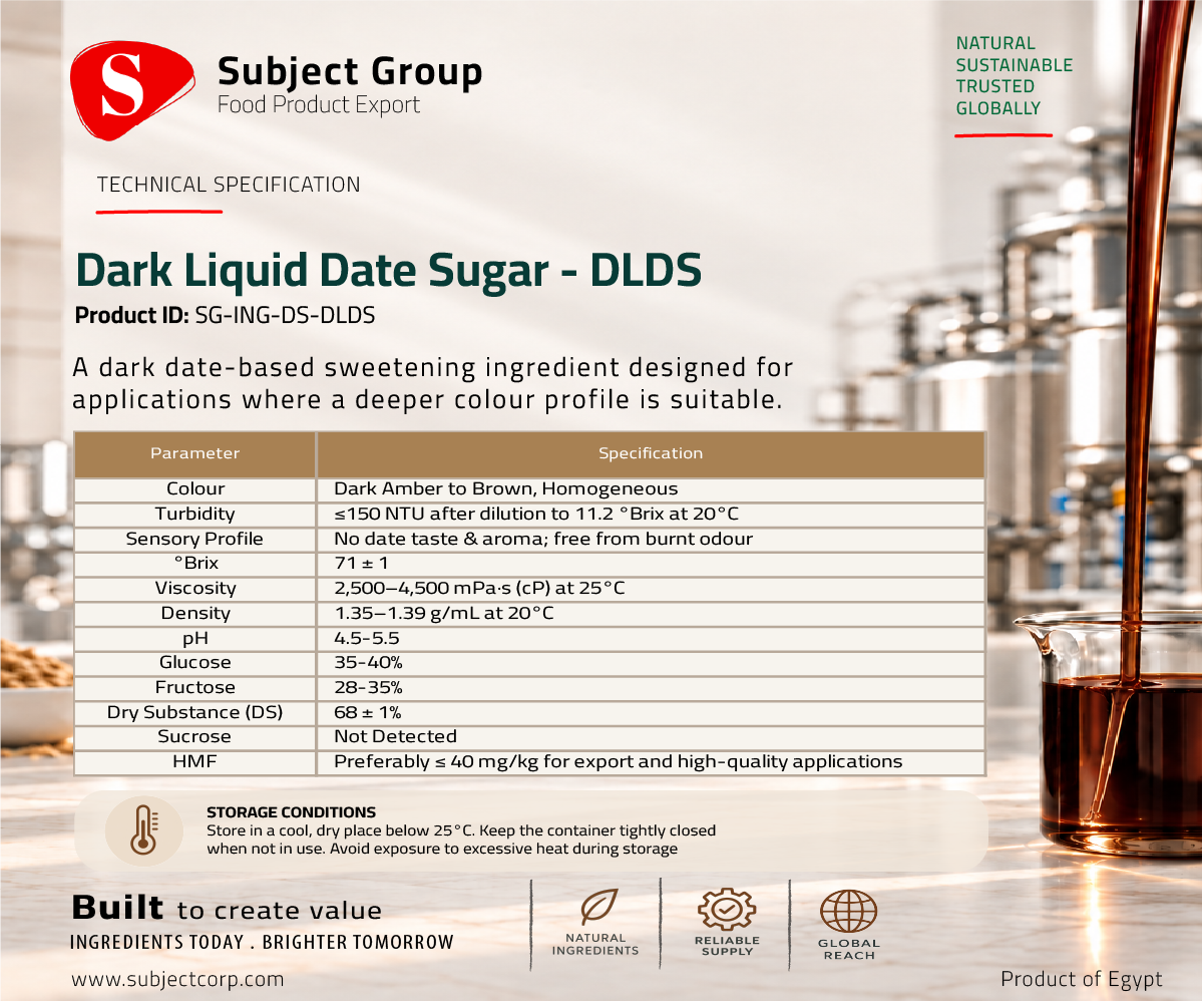 Dark Liquid Date Sugar